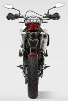 The rear side view of the new Benelli Motard 250 For more information [story:Benelli-Motard-BX250_Perfect-250cc-Bike The Benelli Motard BX250 - Perfect 250cc Motard]