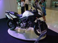 The 2012 Suzuki V-Strom 650 as shown at the Bangkok Motorbike Festival in CentralWorld Bangkok