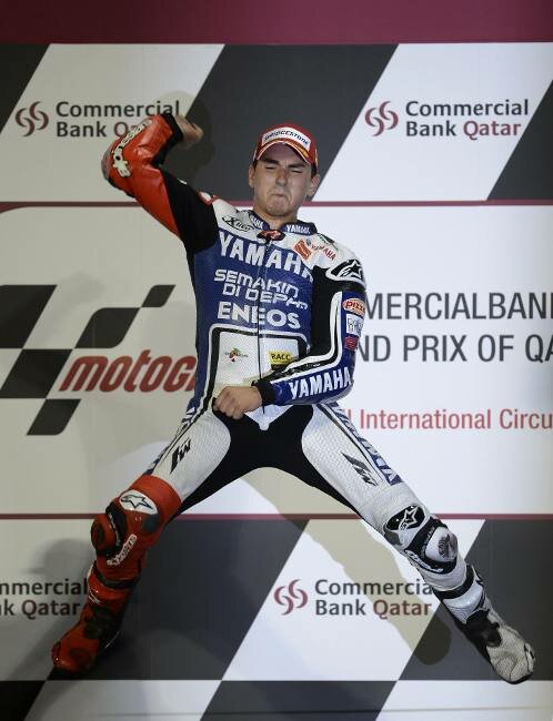 Jorge Lorenzo - Winner Qatar MotoGP race