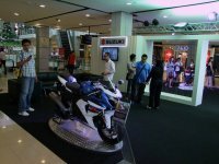 The latest Suzuki GSX-R1000 as shown at the Bangkok Motorbike Festival 2012