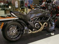 A Ducati Diavel as displayed on the Bangkok Motorbike Festival 2012
