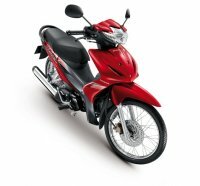The all new 2009 Honda Wave 110i, with 110cc full injection engine. PGM-FI Fuel injection
