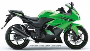 2011 Kawasaki Ninja 250R - Lime green